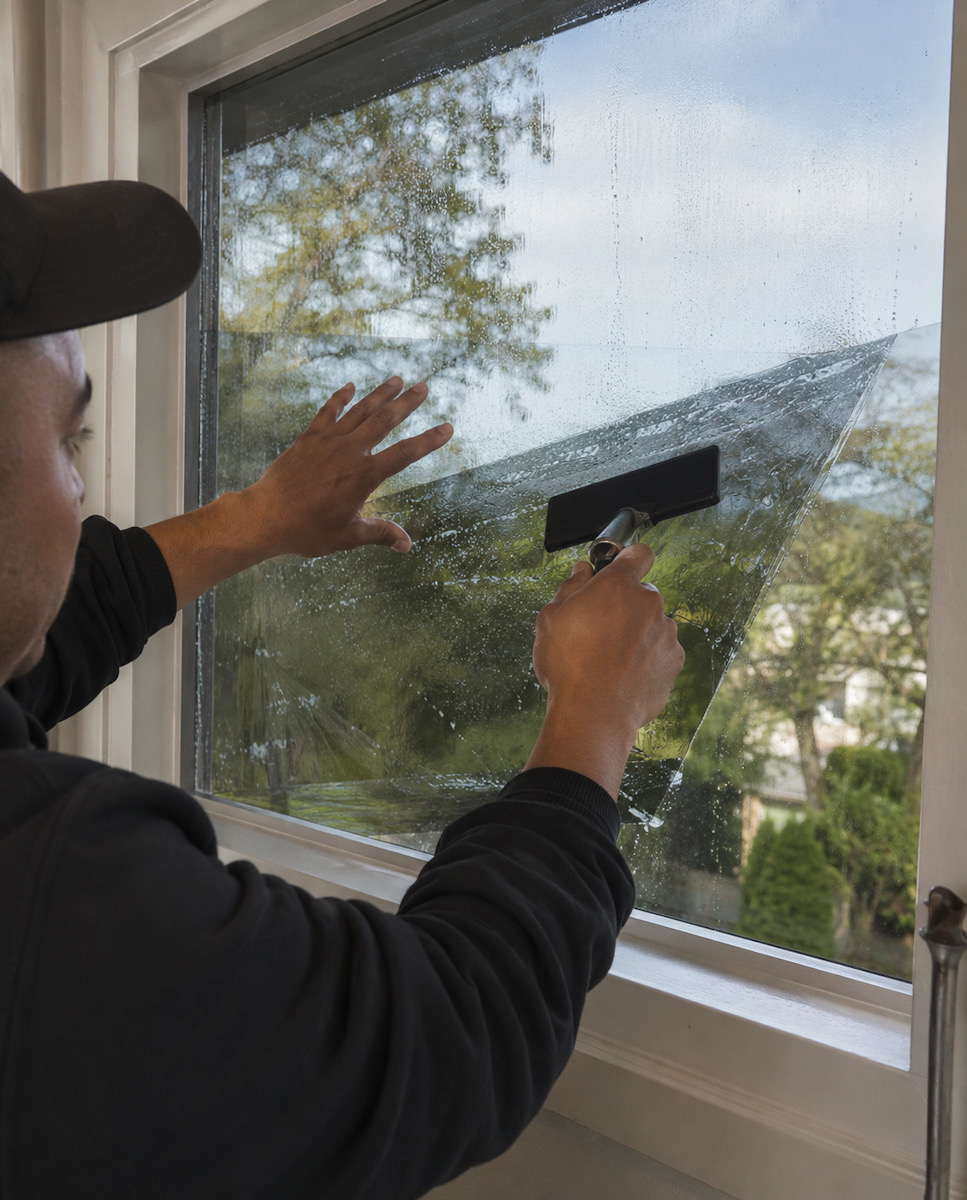 Film application, residential glass